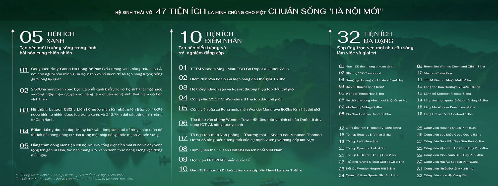 tiện ích vinhomes global gate
