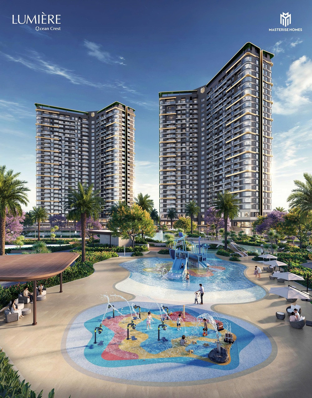 bể bơi ngoài trời lumiere ocean crest